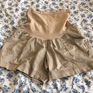 Motherhood Maternity Khaki Shorts